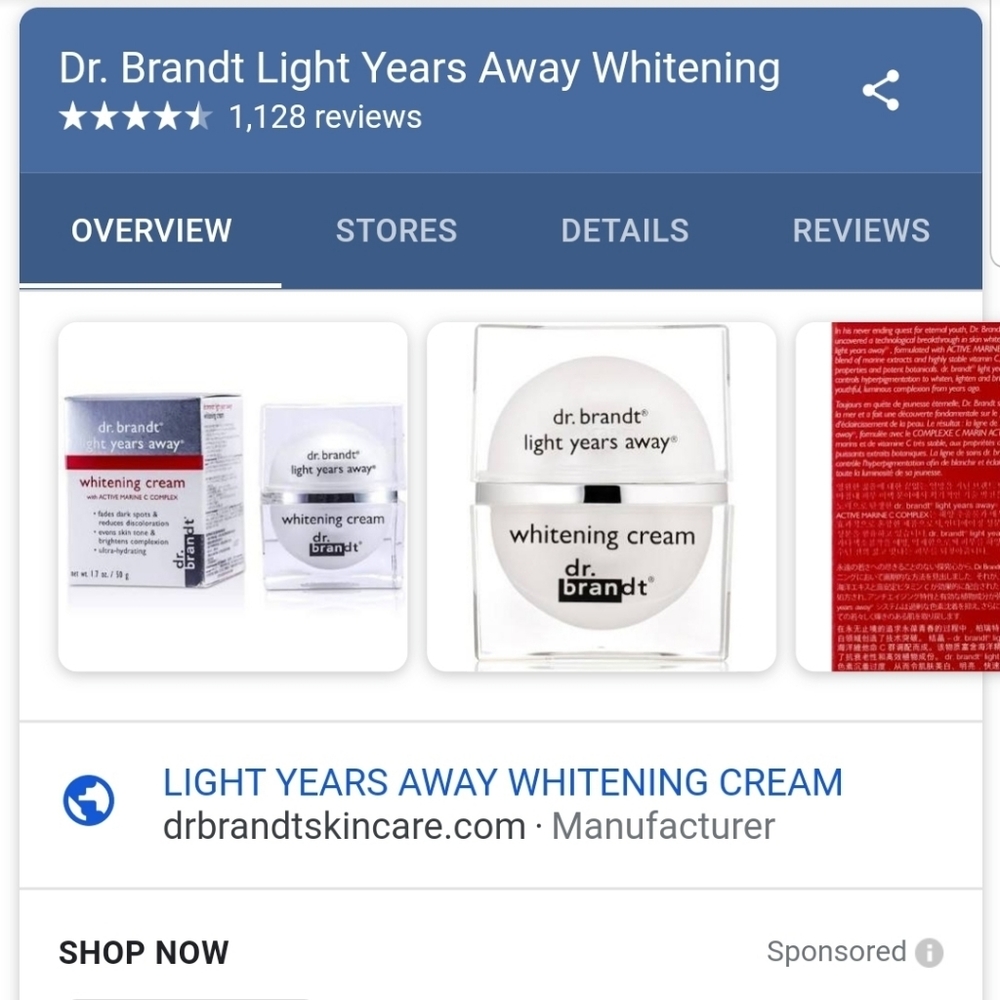 dr. brandt LIGHT YEARS AWAY